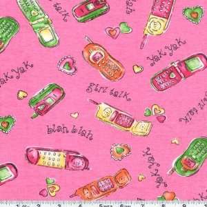  60 Wide Cotton Rib Knit Girl Talk Pink Fabric By The 