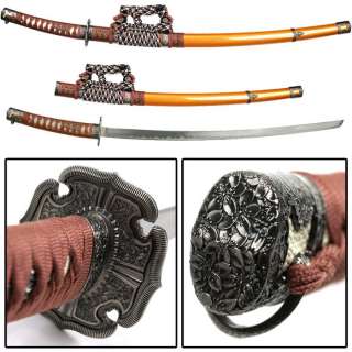 Gold Jin Tachi, 39 Traditional Japanese Samurai Sword  