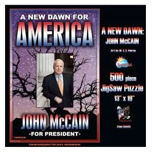  John McCain A New Dawn 500pc Jigsaw Puzzle Toys & Games