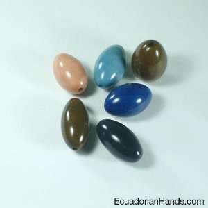  Egg 27x17mm Tagua Bead Premium Arts, Crafts & Sewing