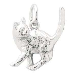  Sterling Silver British Shorthair Cat Charm Jewelry