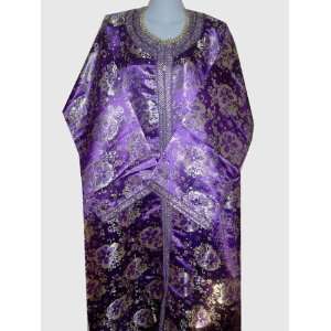 Moroccan Kaftan Purple With Broderies  by Treasures Of 
