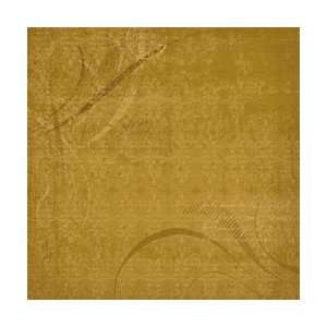  K & Company Ancestry Glitter Paper 12X12 Brown 