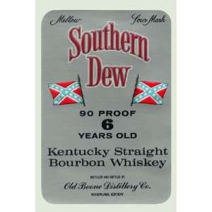  Southern Dew Kentucky Straight Bourbon Whiskey 20x30 