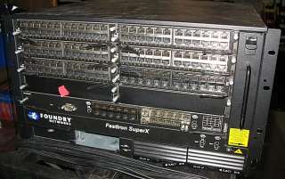 Foundry Networks FastIron SuperX F1 SX1 Chassis modules  