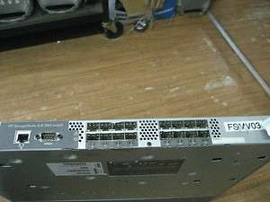 Hp Storageworks 4/8 SAN Switch HSTNM N005 Powers On with Green Power 