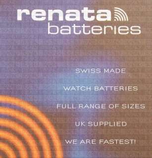 GENUINE RENATA (PART OF SWATCH GROUP) WATCH BATTERY   MADE IN 
