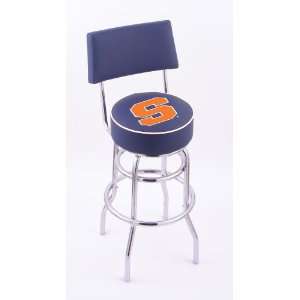 Syracuse University 30 Double ring swivel bar stool with Chrome base 