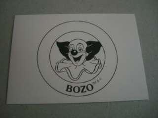 Bozo The Clown card 2 Lime Rock Prism 1994  