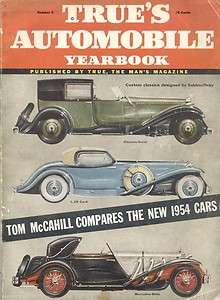 TRUEs AUTOMOTIVE YEARBOOK ~ 1954 ~ TESTs & SPECs  