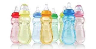   Drip Tinted 10oz Baby Bottles 3 Pack BPA FREE  3 Color Choices  