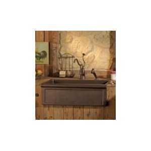   Herbeau Copper Farm House Sink Weathered Copper: Home Improvement