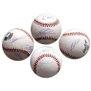  Cubs Pitchers Multi Signed Baseball 5 Sigs: Sports 