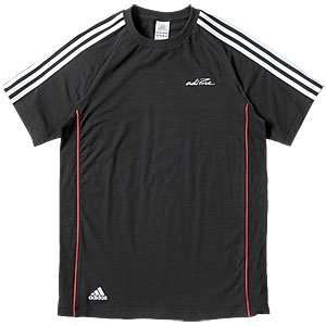   Mens adiPURE Inspired T Shirts Black/White/Medium: Sports & Outdoors