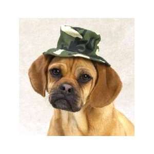  Casual Canine Camo Bucket Hat Lrg Green: Pet Supplies