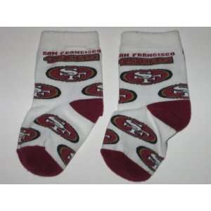   SAN FRANCISCO 49ERS Team Logo Cotton BABY BOOTIES: Sports & Outdoors