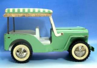   Vintage Tonka~ OUTDOOR LIVING JEEP SURREY Green #2140 and PINK #350