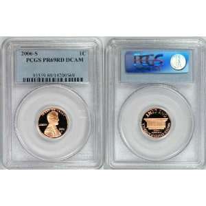  2006 S PCGS PR69DCAM Proof Lincoln Cent Toys & Games