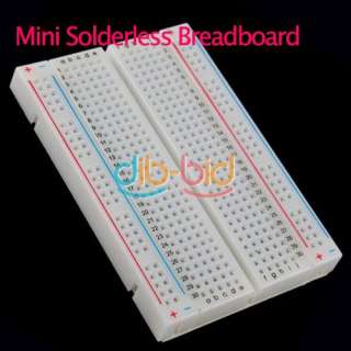 High Quality Mini Solderless Breadboard Bread Board 400 Contacts 