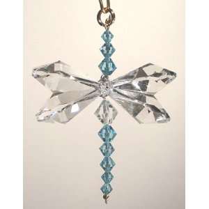  Swarovski Crystal Dragonfly Ornament   Clear and 