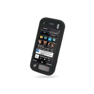    PDair Luxury Silicone Case for Nokia N97 mini (Black) Electronics