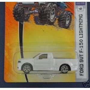   2006 1:64 Scale Pearl White Ford SVT F 150 Lightning Die Cast Truck #6