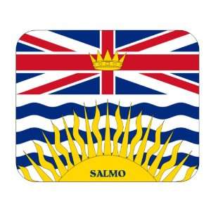   Canadian Province   British Columbia, Salmo Mouse Pad 