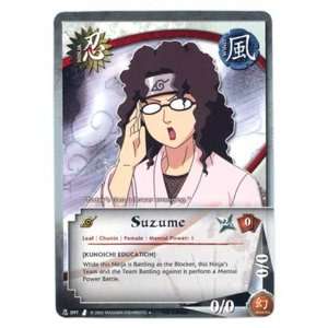   Naruto TCG Curse of the Sand N 097 Suzume Uncommon Card Toys & Games