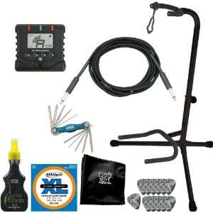  Gear One Electric Guitar Gigging Pro Accessory Pack 