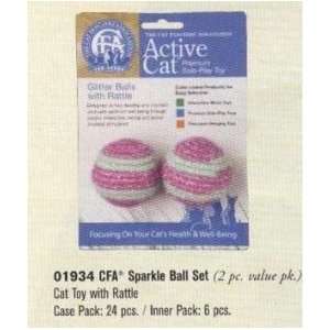  Cfa Sparkle Ball Set Cat Toys