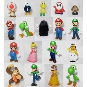 18 pcs Nintendo Super Mario Bros Action Figure  