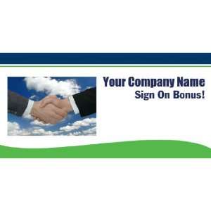   3x6 Vinyl Banner   Your Company Name Sign On Bonus 