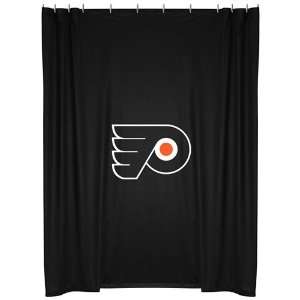  Philadelphia Flyers Shower Curtain Black: Home & Kitchen