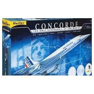   Supersonic Air France Airliner w/Paint 1 72 Heller Toys & Games