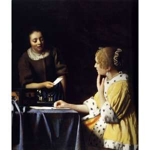  Acrylic Keyring Vermeer Mistress and Maid