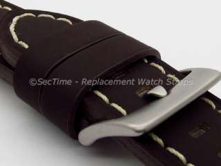 Leather Watch Strap CALIFORNIA Brown 22mm  