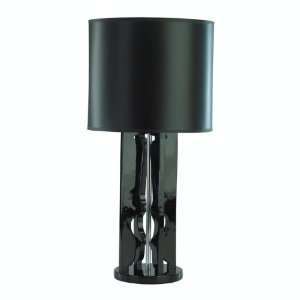  Cyan Design   02096   Black Tortus Lamp