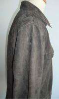 PRADA MANS BROWN SUEDE LEATHER JACKET/LISTED SIZE 54/USED/VERY GOOD 