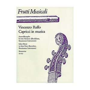  Capricci in musica fur Blockflotenensemble Renaissance 