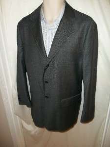 2950 PRADA Made in Italy Modern Gray 3Bttn Suit (Euro 52) US 42 