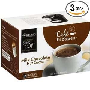 CafÃ© Escapes Hot Cocoa, Milk Chocolate, K Cup Portion Pack for 