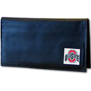 Ohio State Leather Checkbook Cover  OSU Buckeyes Wallet  