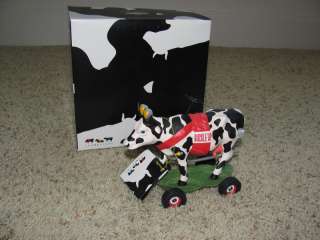 New in Box Cow Parade Buckle up Betsy #9144  