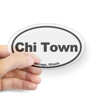  Chicago, Illinois Chicago Oval Sticker by  Arts 