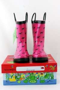 Western Kids Boots Fighter Tiny Horse Infant Rain Pink  