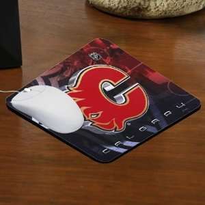  NHL Calgary Flames Team Logo Neoprene Mousepad: Sports 