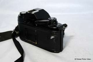 Nikon EM Camera body only with yellow strap SN 7446834 616739038551 
