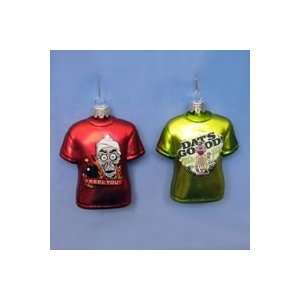   You & Dats Good Glass T Shirt Christmas Ornaments: Home & Kitchen