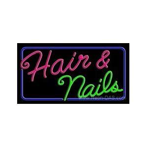  Hair Nails Neon Sign 20 x 37: Home Improvement