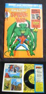 Amazing Spider Man 1974 Book and Record Set Complete  